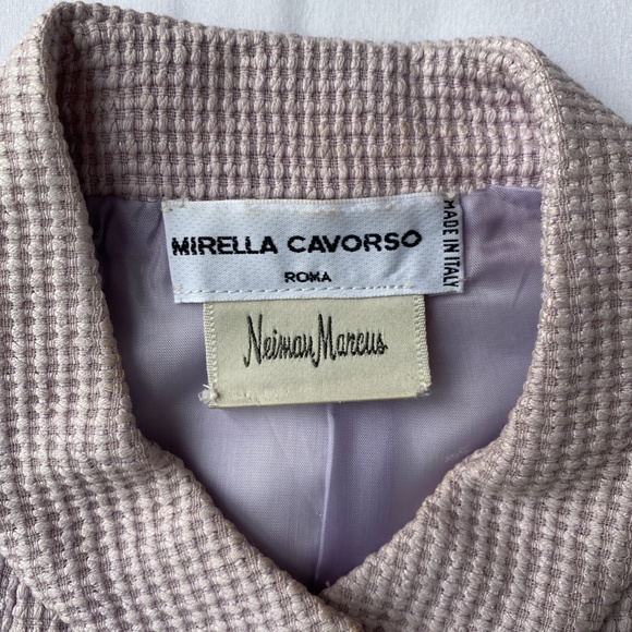 Vintage 80s style Mirella Cavorso lavender short sleeve jacket, size 8 (?). - Picture 7 of 8